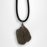 light-gold_cross_drilled_pebble